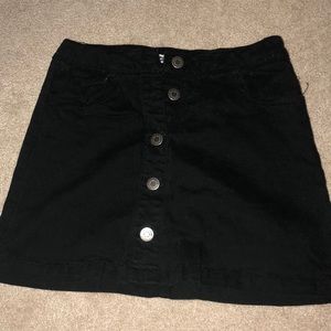 Black skirt kids size medium